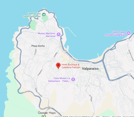 Valparaíso, vista al mar